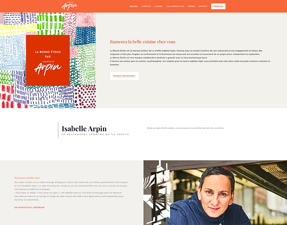 Sites web Isabelle Arpin